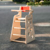 Wooden baby high chair - Hình ảnh 2