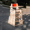 Wooden baby high chair - Hình ảnh 3