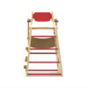 Wooden baby high chair