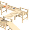 Xiair Indoor Playground For Kids, Jungle Gym, Gym for Toddlers - 画像 (2)