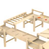 Xiair Indoor Playground For Kids, Jungle Gym, Gym for Toddlers - 画像 (4)