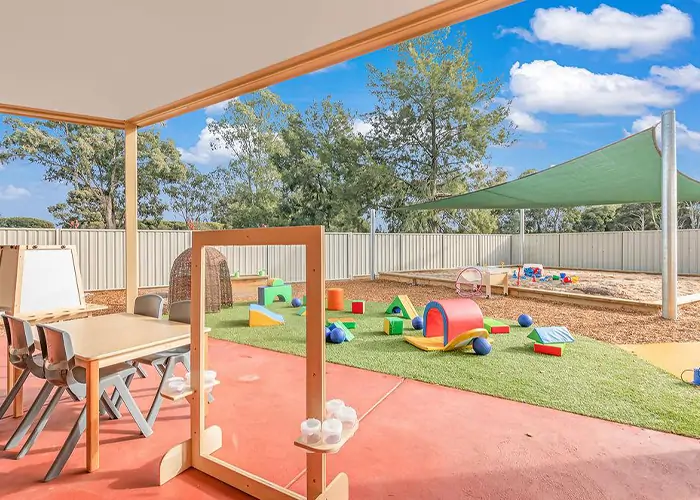 Vibrant and Safe Outdoor Preschool Environment for Active Play