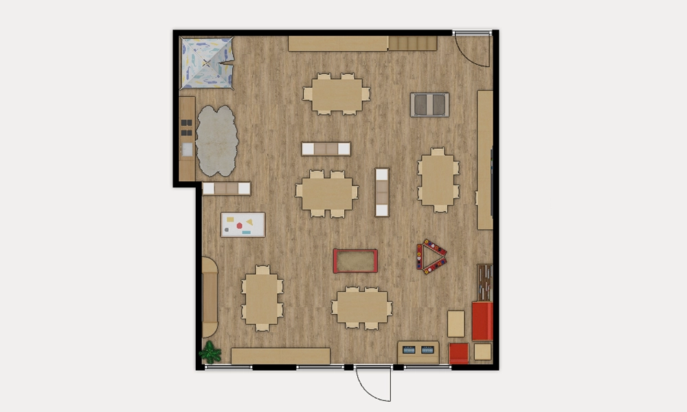 early head start floor plan