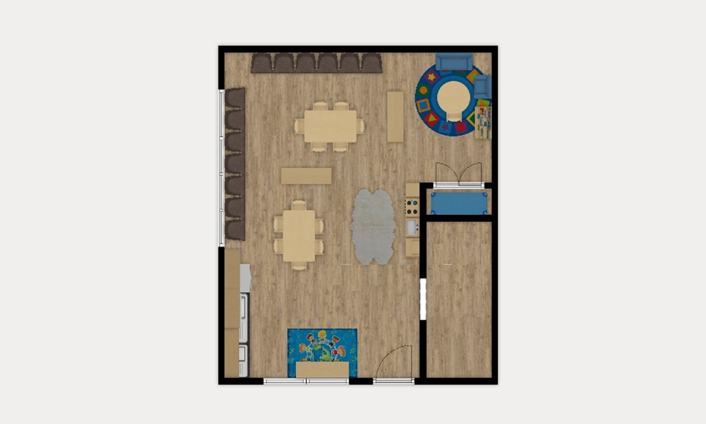 Preschool B floor plan