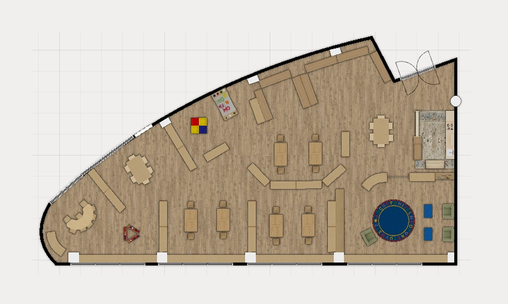 Kindergarten A floor plan