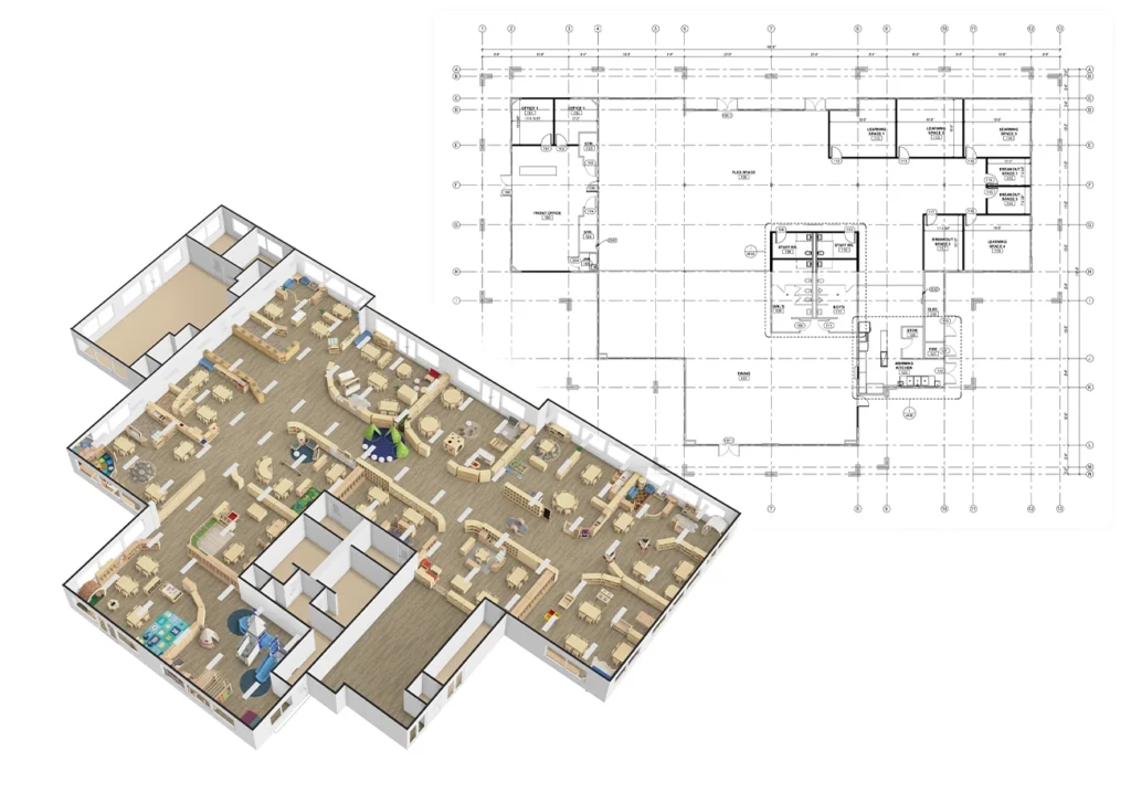 Large Preschool Classroom Floor Plan