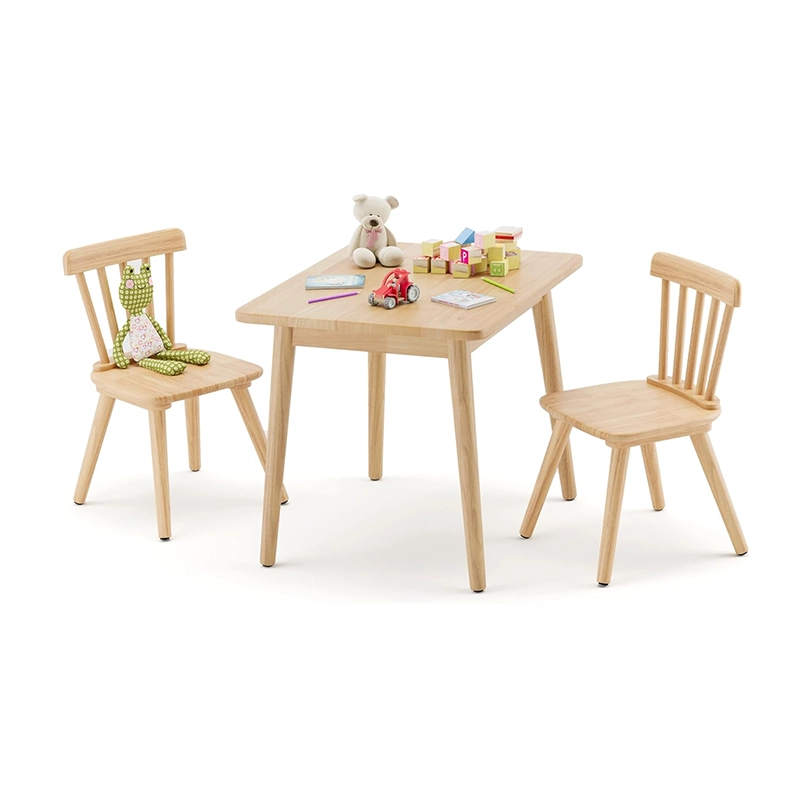 Rubberwood Table and Chair Set