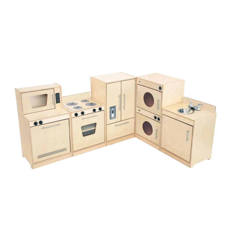 Contemporary Play Kitchen Ensemble