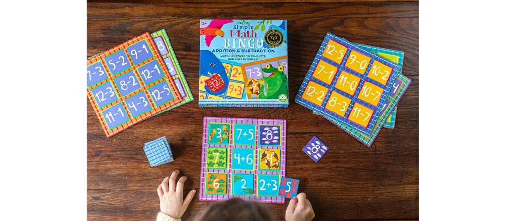 Kit éducatif De Bâtons De Comptage En Bois - 27 Cartes, Jouet D'éveil Mathématique Pour Enfants (garçons Et Filles)