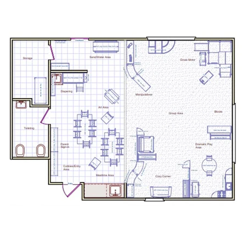 Home Daycare Floor Plan