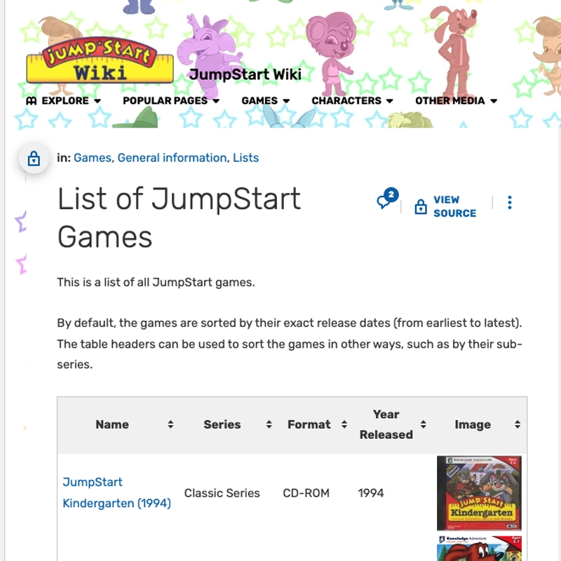 JumpStart Games