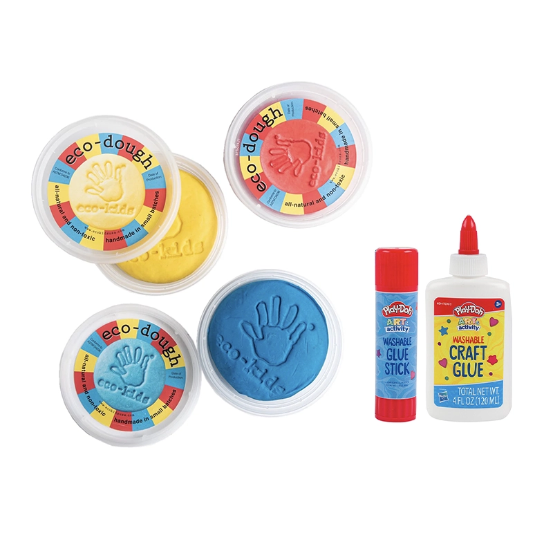 Non-toxic glue and playdough