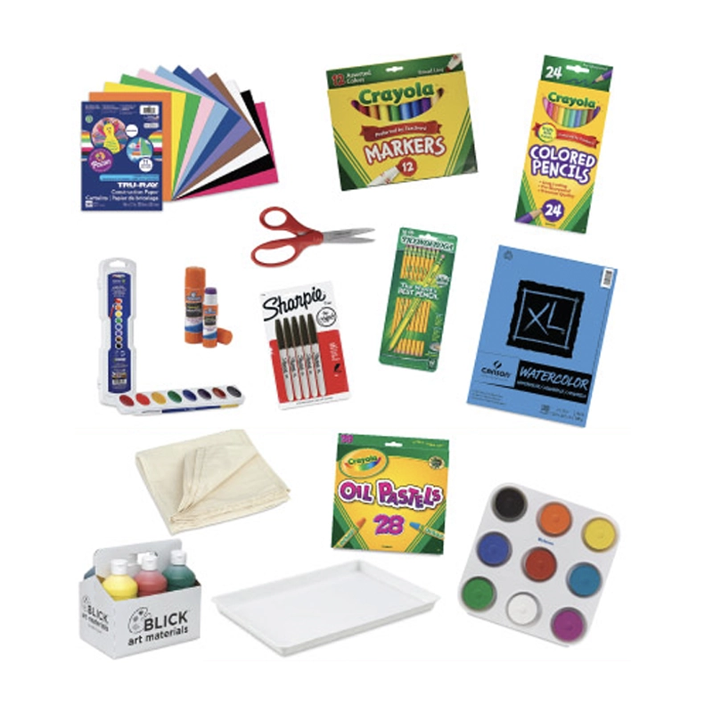 Preschool art supplies