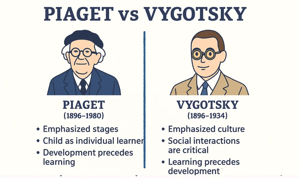 Piaget vs Vygotsky