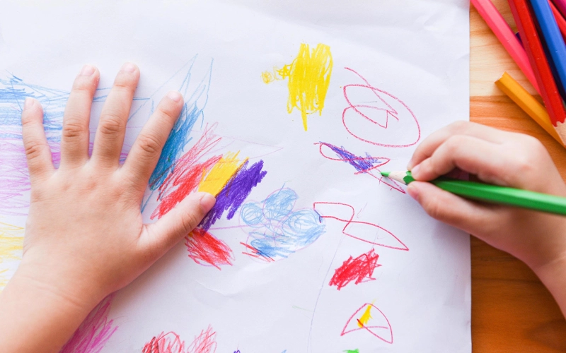 paint with Colored Pencils