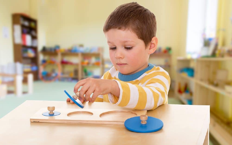 Toddler montessori materials.