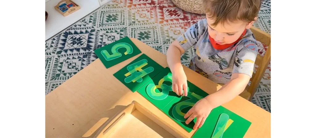 Correct Way to Introduce Montessori Sandpaper Numbers