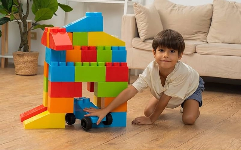 Goody King – 300 Pièces Magnétiques – Aventure En Forêt – Camp, Animaux, Maisons – Jeu éducatif STEM Dès 4 Ans