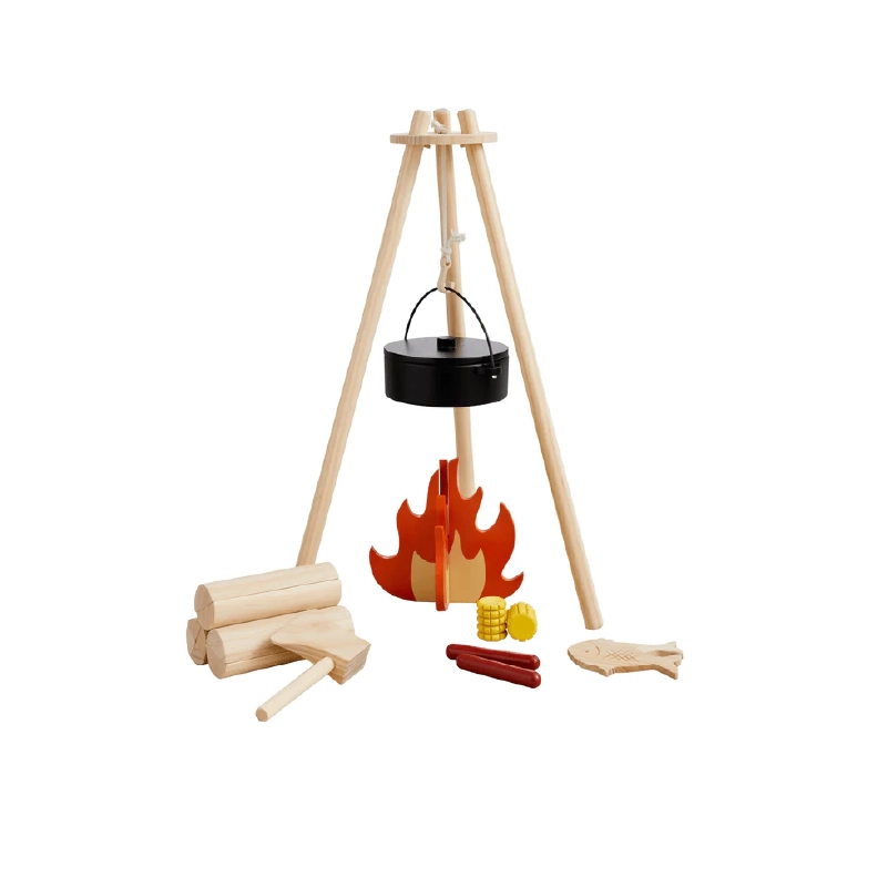Pretend Play Wood Camping Set