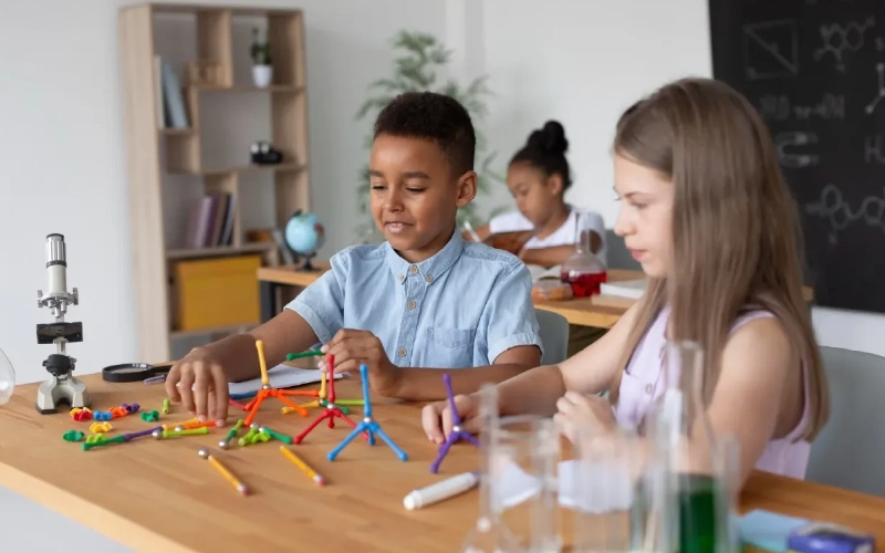 Children Playing Using Science Math And Technology STEM Toys Professional Daycare Furniture Manufacturer|Xiair World