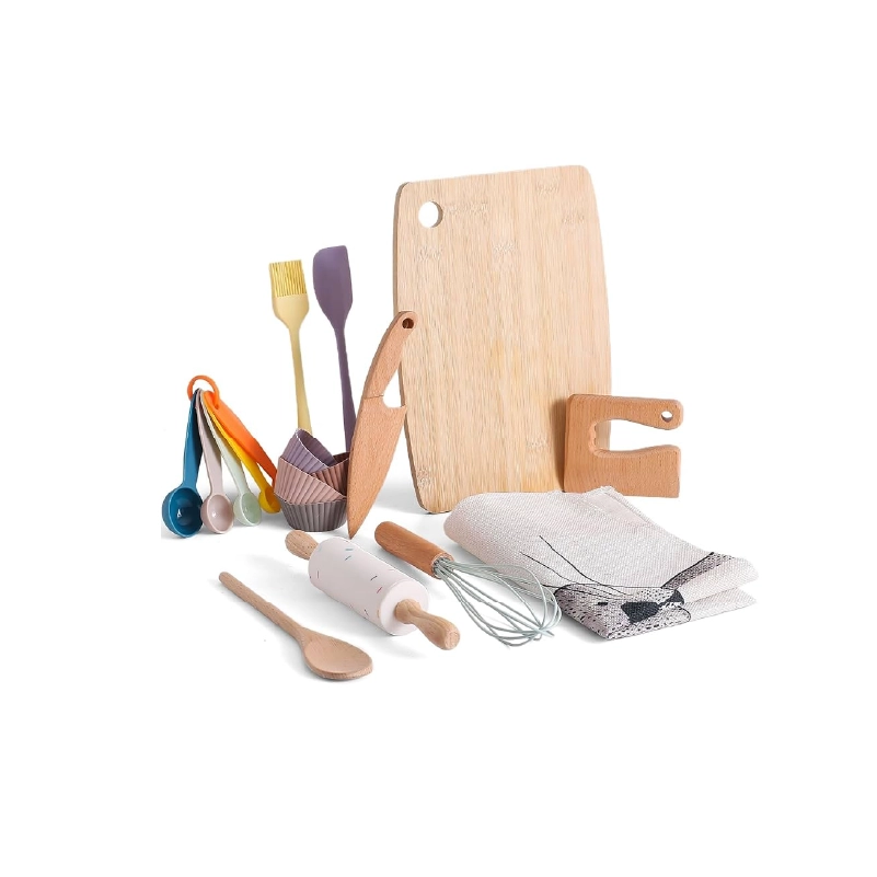 Wooden Kids Cooking & Baking Set
