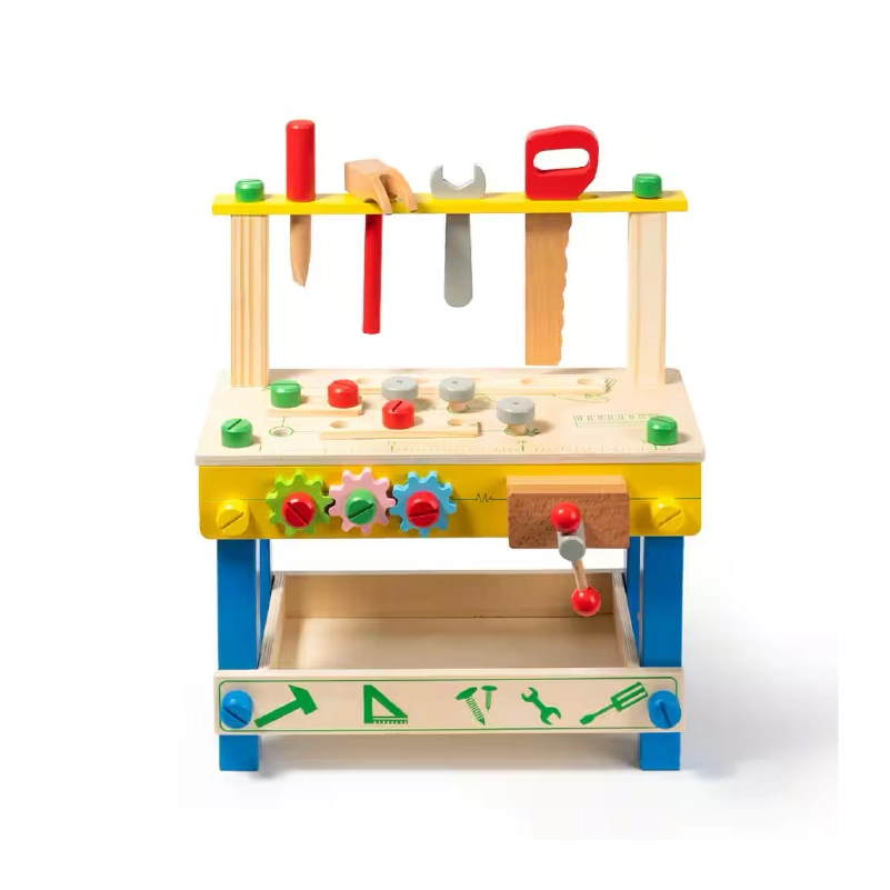 Wooden Play Tool Workbench Set
