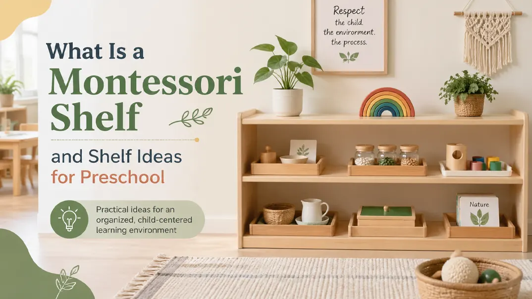 What Is a Montessori Shelf and Shelf Ideas for Preschool