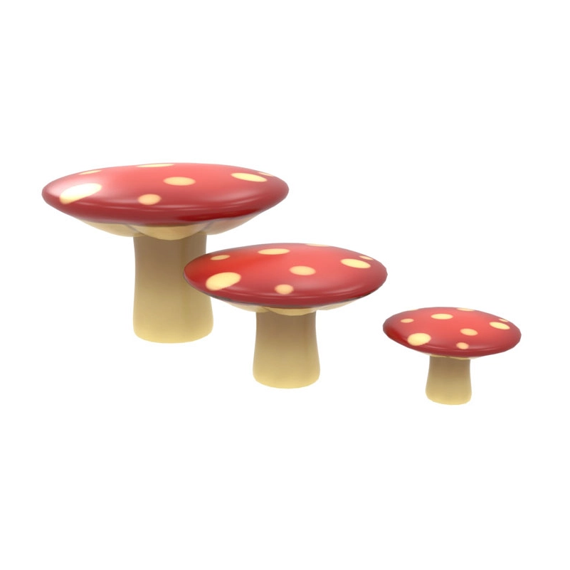 Mushroom Sculpted Play