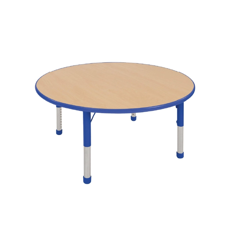 Round Table with Adjustable Legs