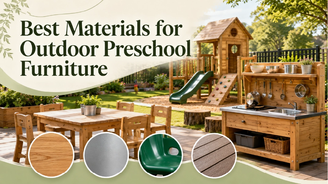 Best Materials for Outdoor Preschool Furniture