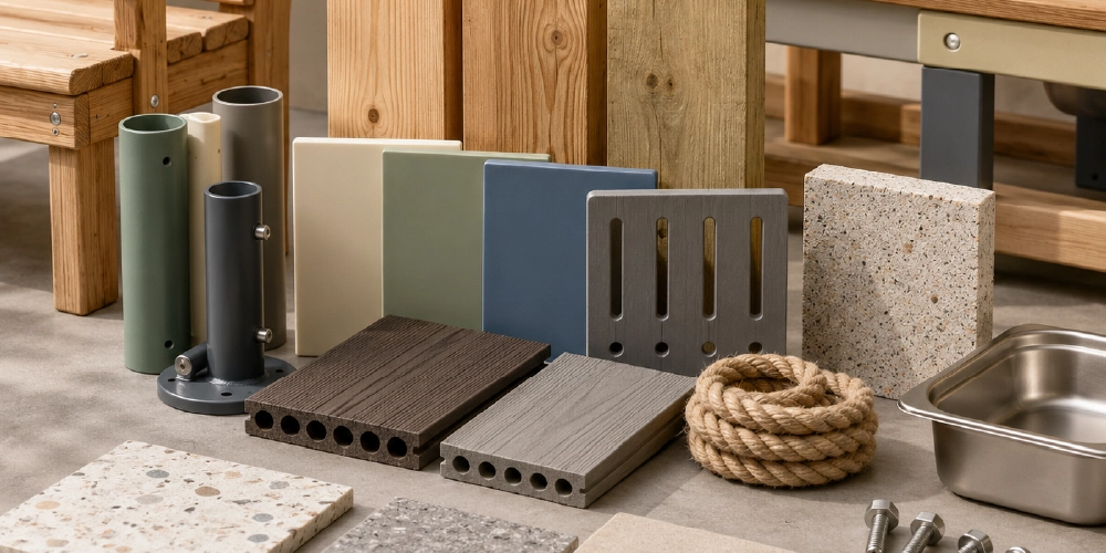Common Materials Outdoor Furniture