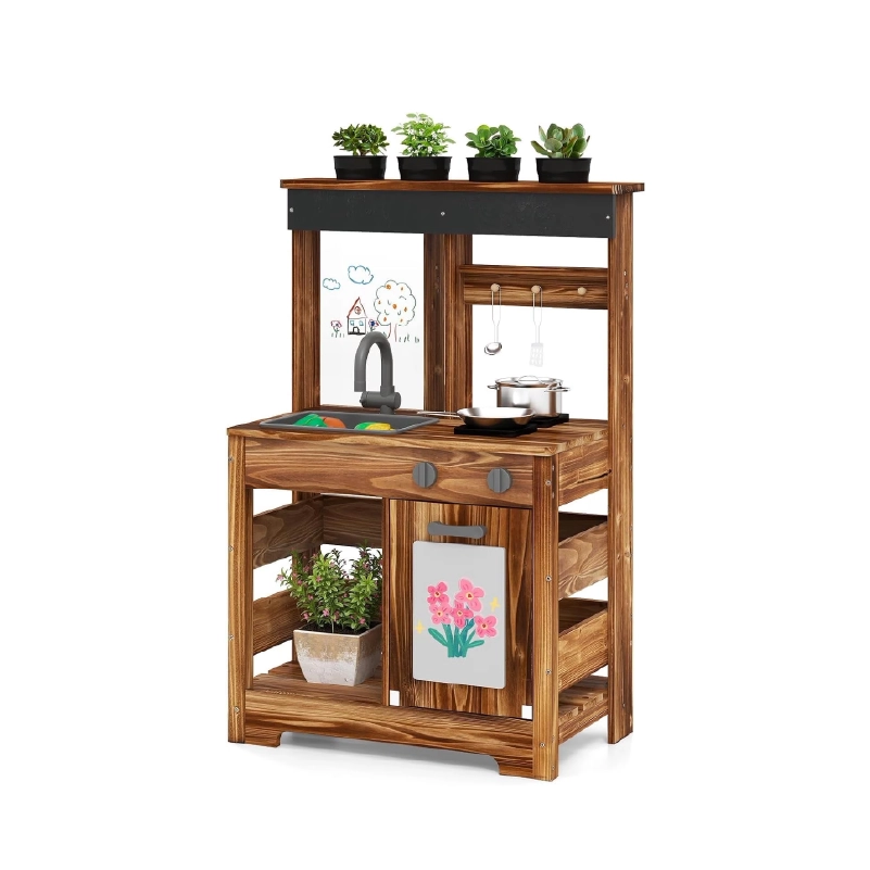 Outdoor Mud Kitchen with Storage
