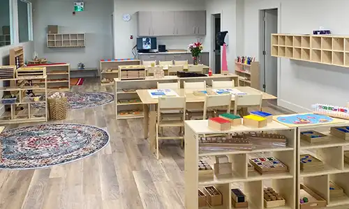 xiair case-Canada Montessori kindergarten, Montessori classroom furniture
