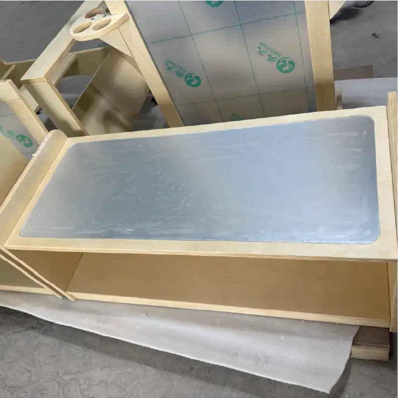 Mirror-Backed Classroom Furniture