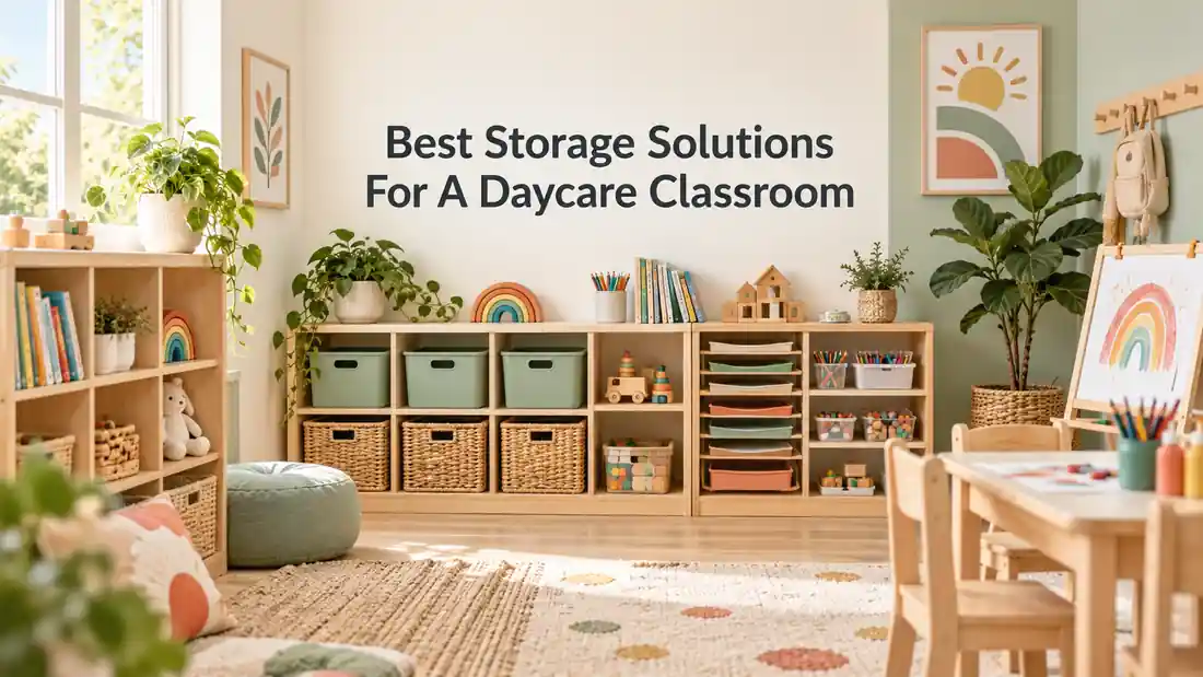 Best storage solutions for a daycare classroom