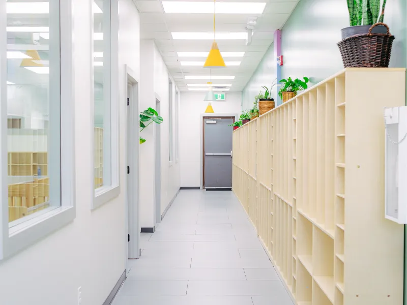 Classroom entrance