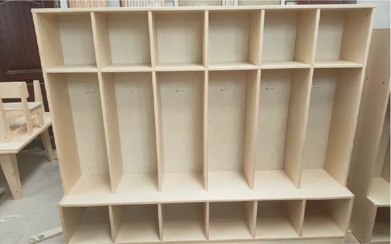 Preschool Coat and Backpack Cubbies