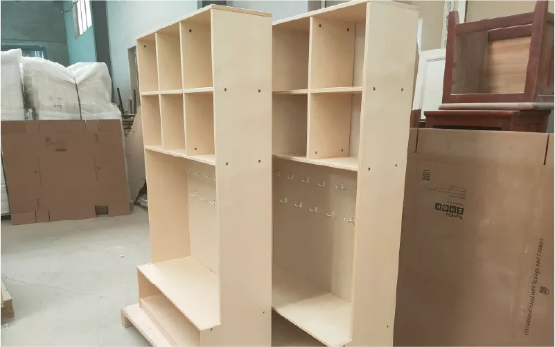Preschool Double-Sided Coat Lockers