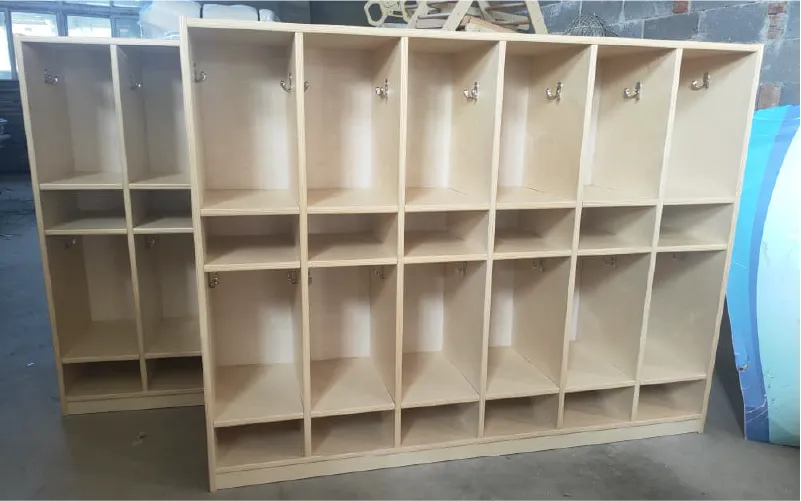 Preschool Multi-Section Coat Lockers