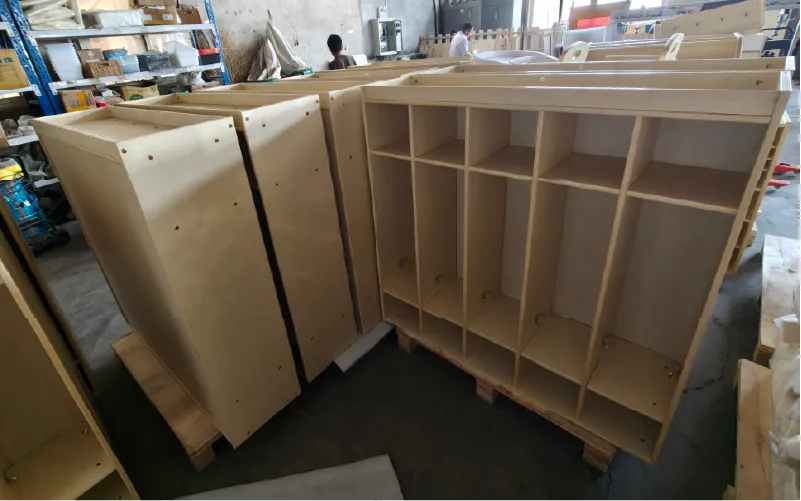 Wooden Preschool Classroom Cubbies